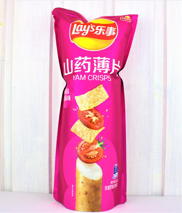 Lay's Yam Chips Tomate - MHD: 21.11.2022