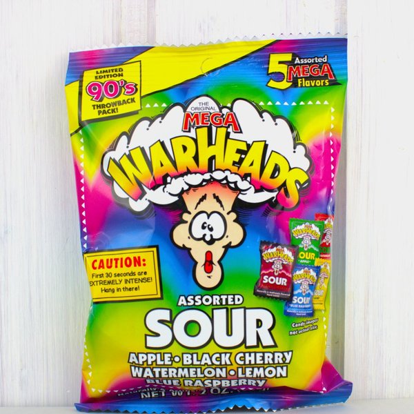 Mega Warheads Assorted Sour 90's Style LIMITED EDITION