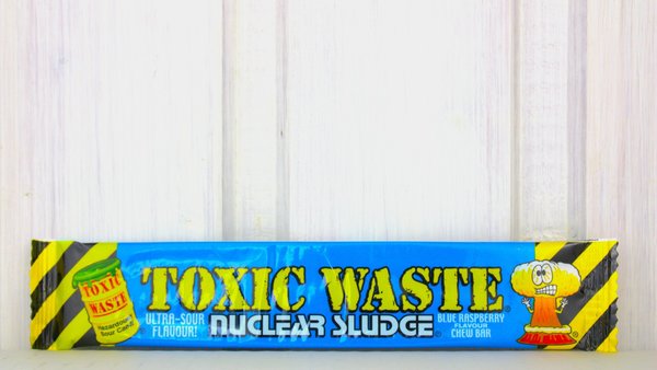 Toxic Waste Nuclear Sludge Sour Chew Bar - Blue Raspberry