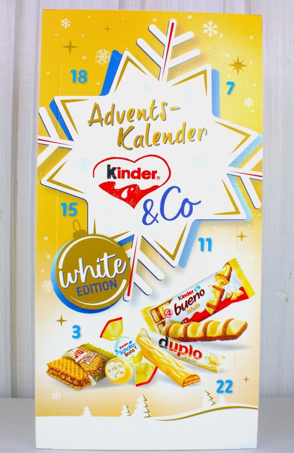 Kinder & Co Adventskalender - White Edition