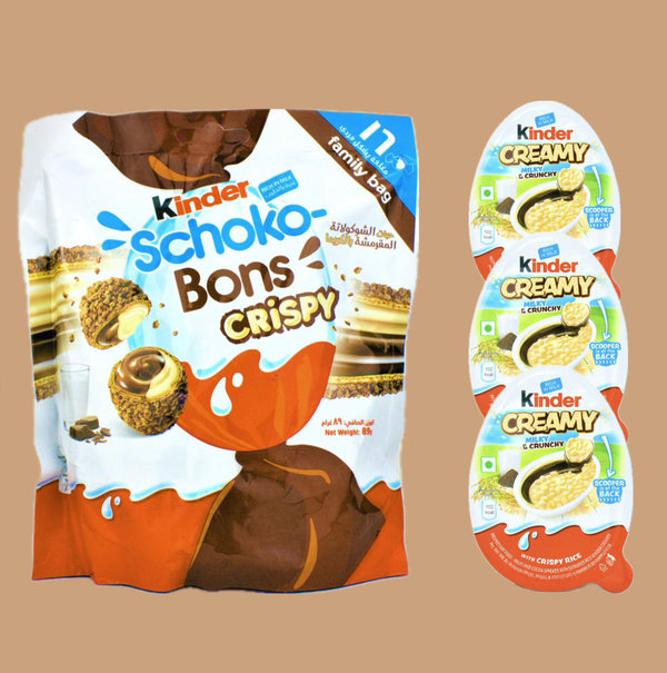 Schoko Bons Crispy & Kinder Creamy Bundle
