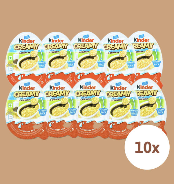 Kinder Creamy Bundle (10 Stück)