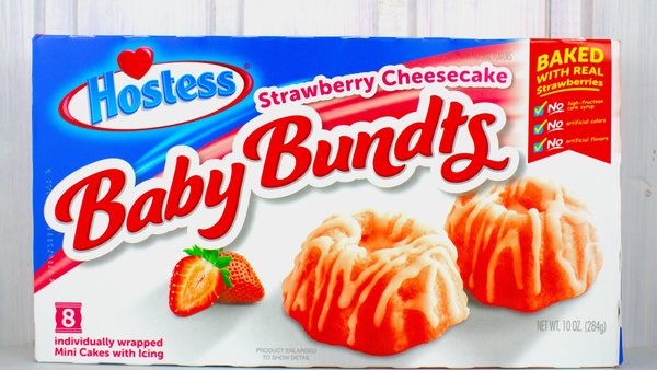 Hostess Baby Bundts Strawberry Cheesecake (1x Einzelner Bundt)