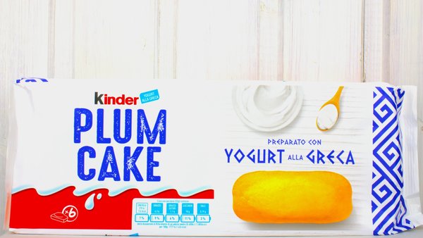 Kinder Plum Cake Con Yogurt Alla Greca