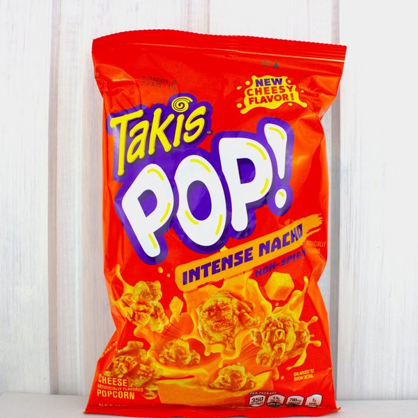 Takis Pop Popcorn Intense Nacho - MHD: 24.01.2024