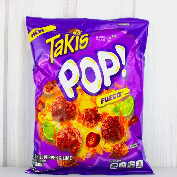 Takis Pop Popcorn Fuego (56g) MHD: 17.01.2024
